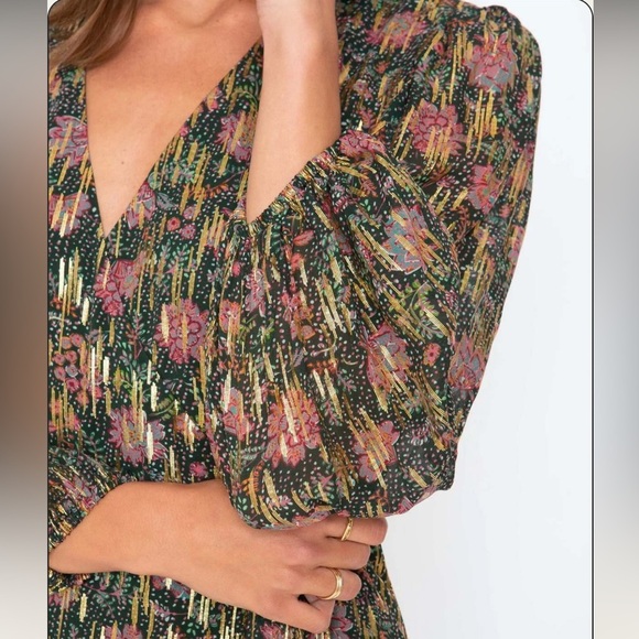 Anthropologie Caballero Moon Maxi, Starlight Floral Size XS - Picture 2 of 12